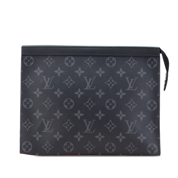 Pre-Loved Louis Vuitton Monogram Eclipse Pochette Voyage MM - Picture 1 of 11